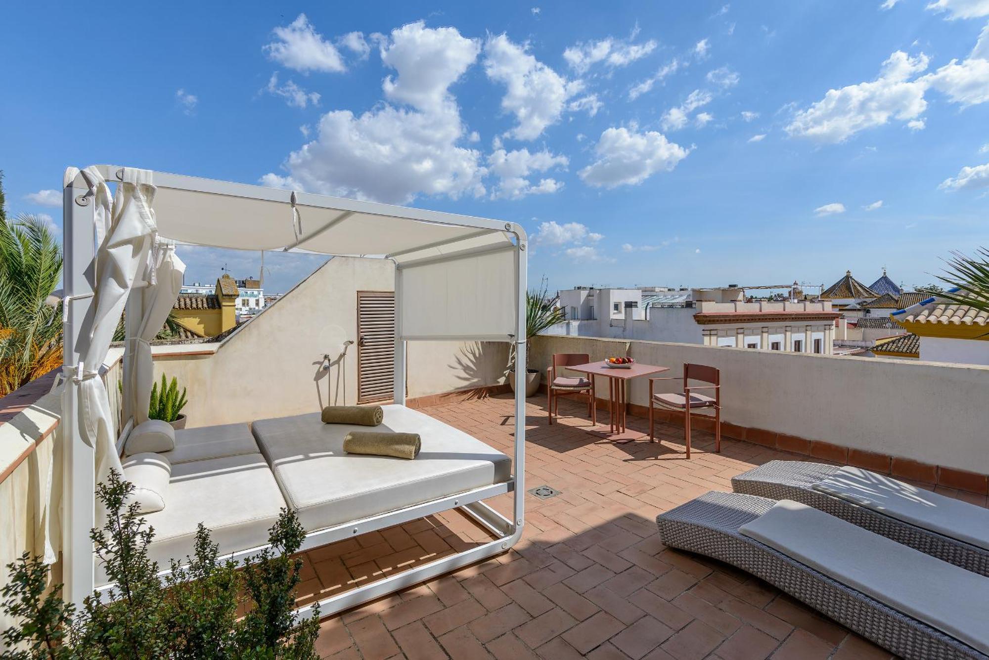 Coolrooms Palacio Villapanes 5 Gl Sewilla Zewnętrze zdjęcie Rooftop terrace