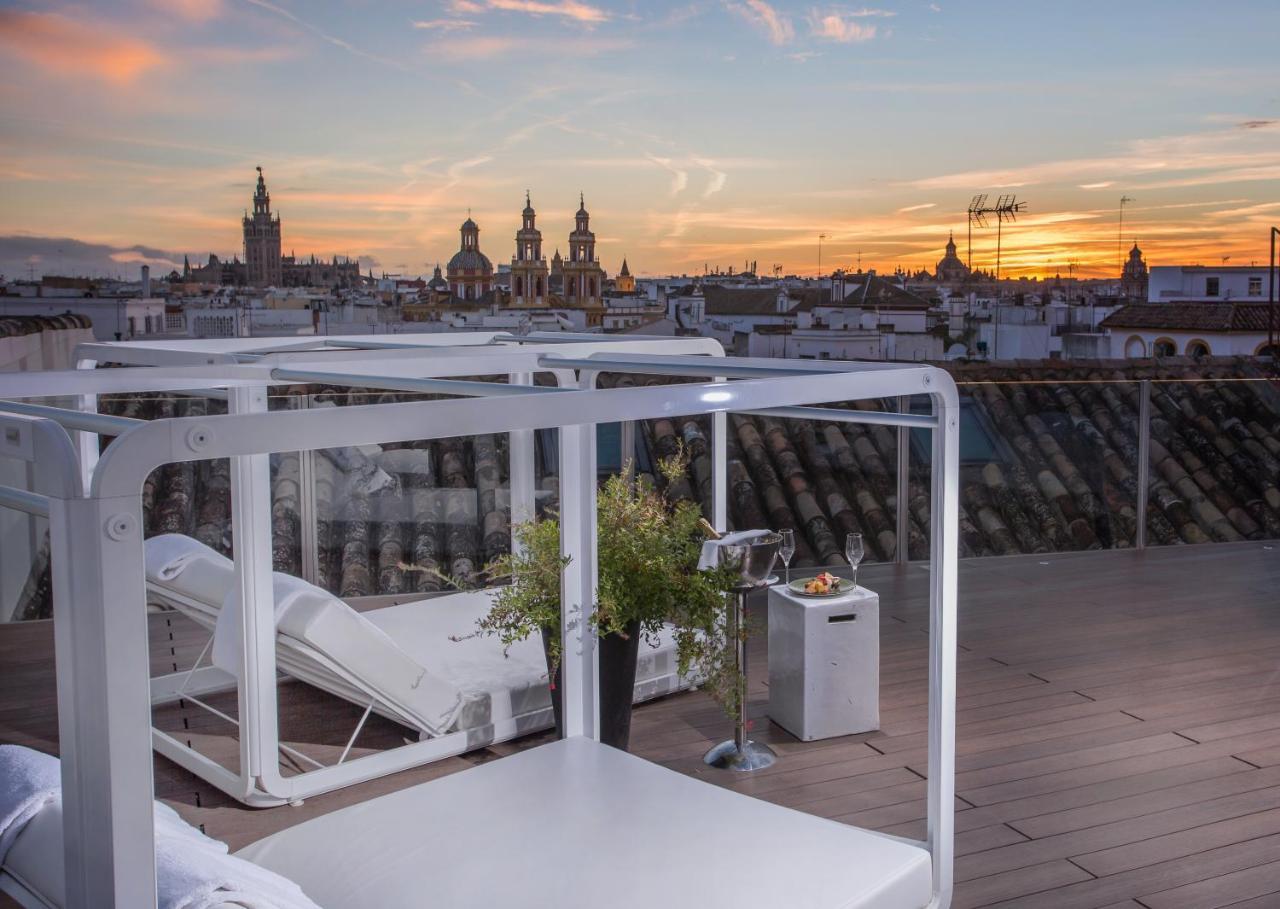 Coolrooms Palacio Villapanes 5 Gl Sewilla Zewnętrze zdjęcie Rooftop terrace